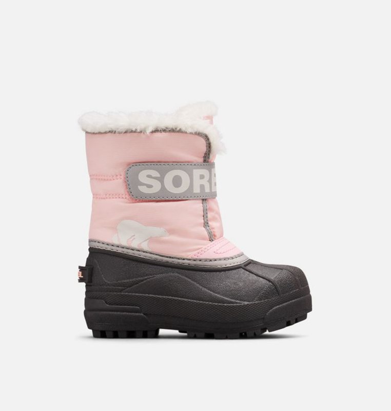 Botas Nieve Sorel Niños - Childrens Commander™ Rosas/Negras - 03479-JKTM